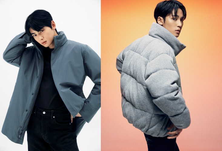 차은우 VS 민규, 캘빈클라인 겨울 아우터 스타일 맞대결 28-Image